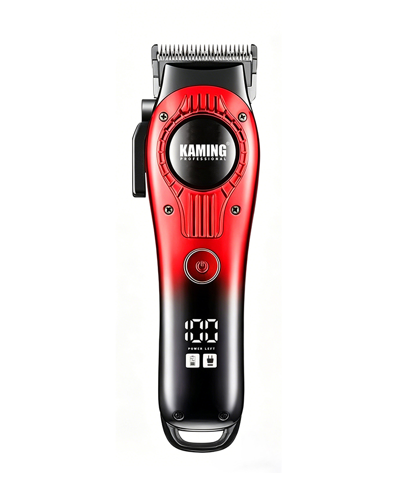 Kaming 1708 Leiser elektrischer Haarschneider, professioneller Fade-Haarschneider für den Salongebrauch mit Digitalanzeige