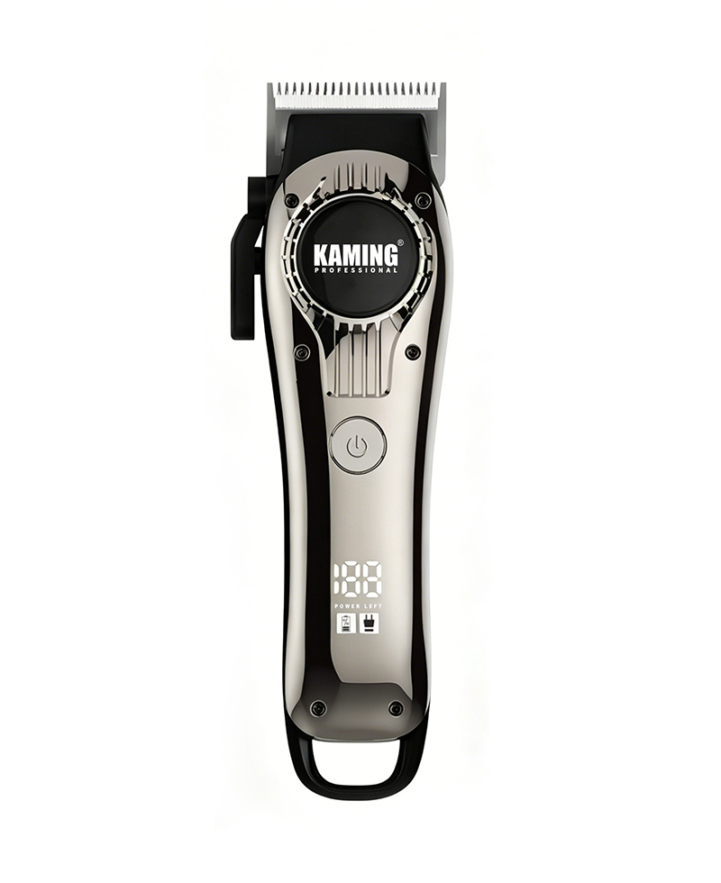 Kaming 1708 Leiser elektrischer Haarschneider, professioneller Fade-Haarschneider für den Salongebrauch mit Digitalanzeige