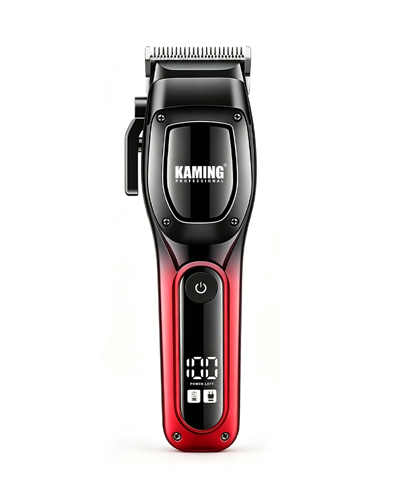 Kaming 1709 Neuer professioneller Hochleistungs-Haarschneider mit Digitalanzeige für Salon und Herrenpflege