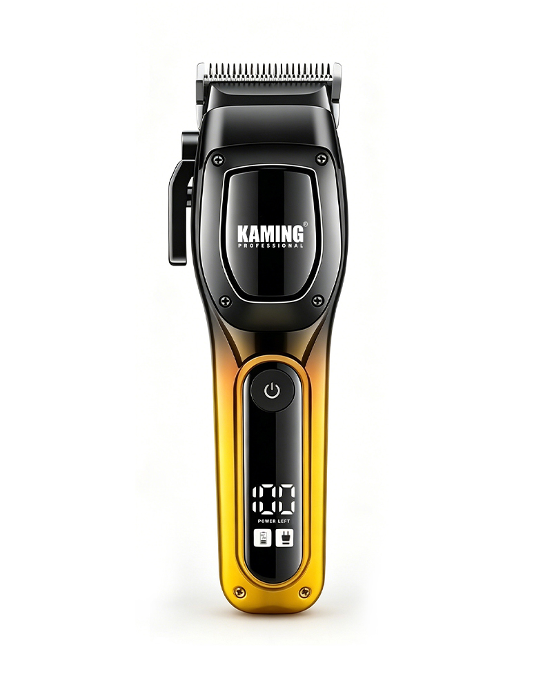 Kaming 1709 Neuer professioneller Hochleistungs-Haarschneider mit Digitalanzeige für Salon und Herrenpflege