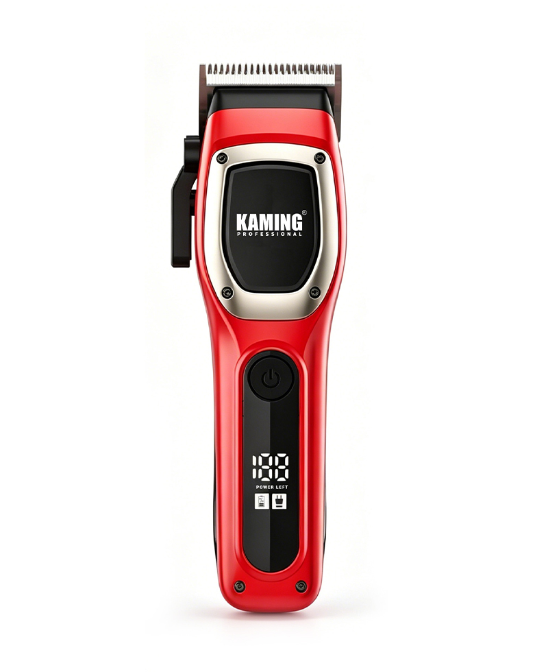 Kaming 1709 Neuer professioneller Hochleistungs-Haarschneider mit Digitalanzeige für Salon und Herrenpflege