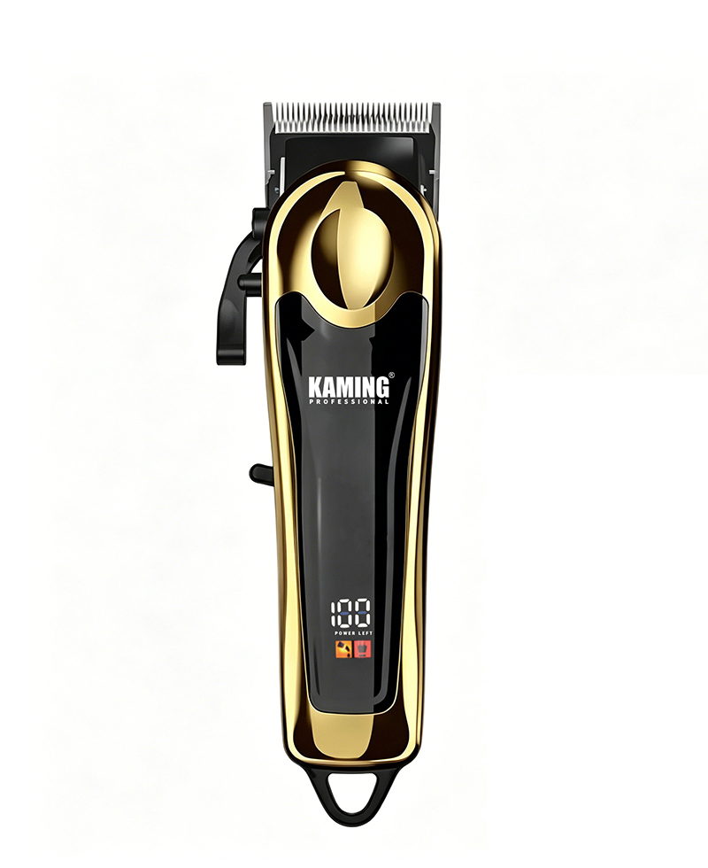 Kaming Professioneller Haarschneider mit einstellbarem LCD-Display und verblasstem Farbverlauf für Salons