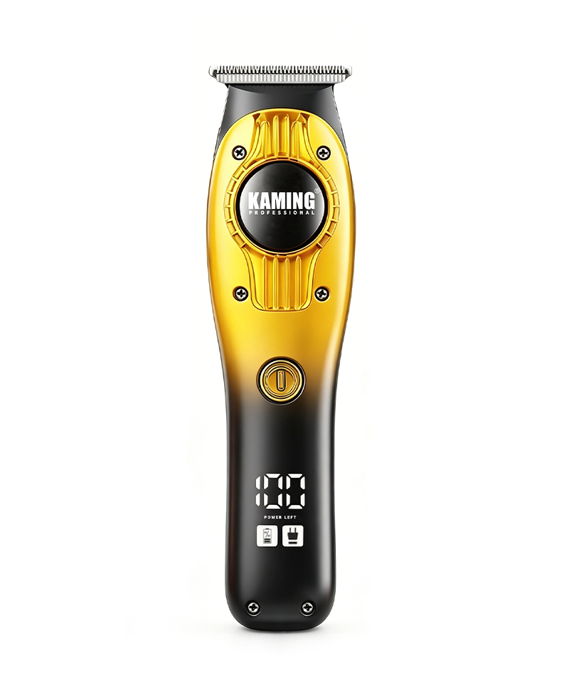 Kaming 1710 Professioneller Zero Gap Schnitzhaarschneider mit Digitalanzeige