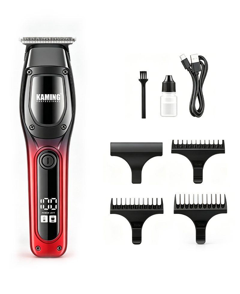 Kaming1711 Neuer elektrischer Haarschneider für Männer, Zero Gap, Digitalanzeige, 7000 U/min, Detailschneider, grenzüberschreitender Handel