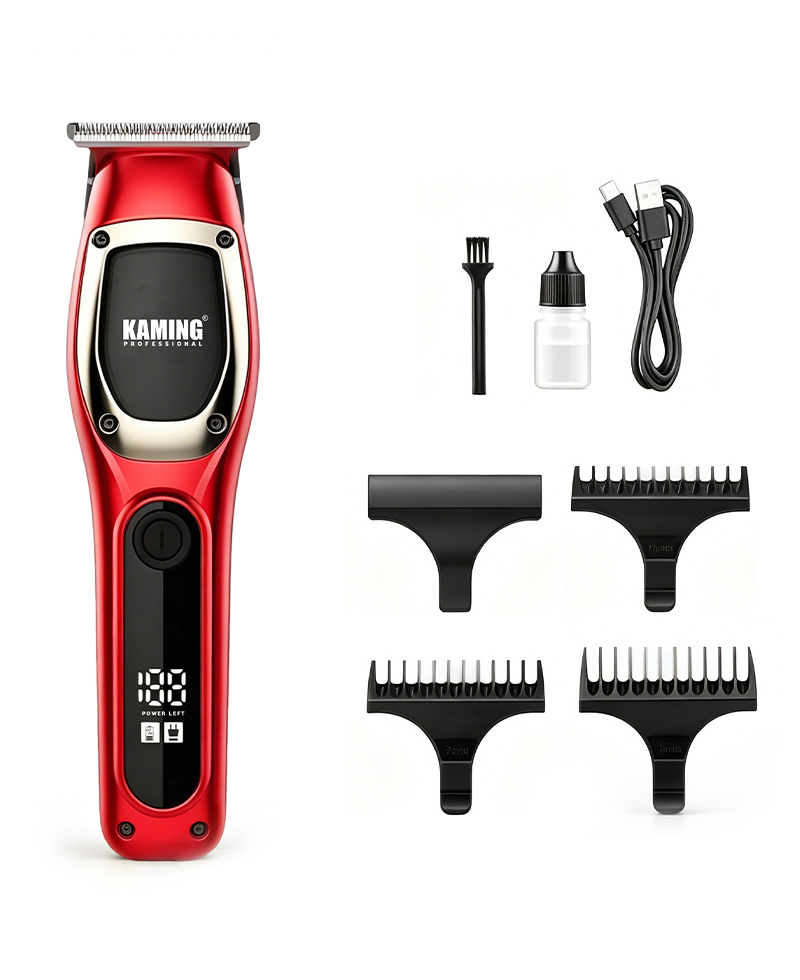 Kaming1711 Neuer elektrischer Haarschneider für Männer, Zero Gap, Digitalanzeige, 7000 U/min, Detailschneider, grenzüberschreitender Handel